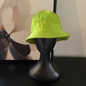 Vintage 90’s Liz Claiborne Lime Green Sun Hat